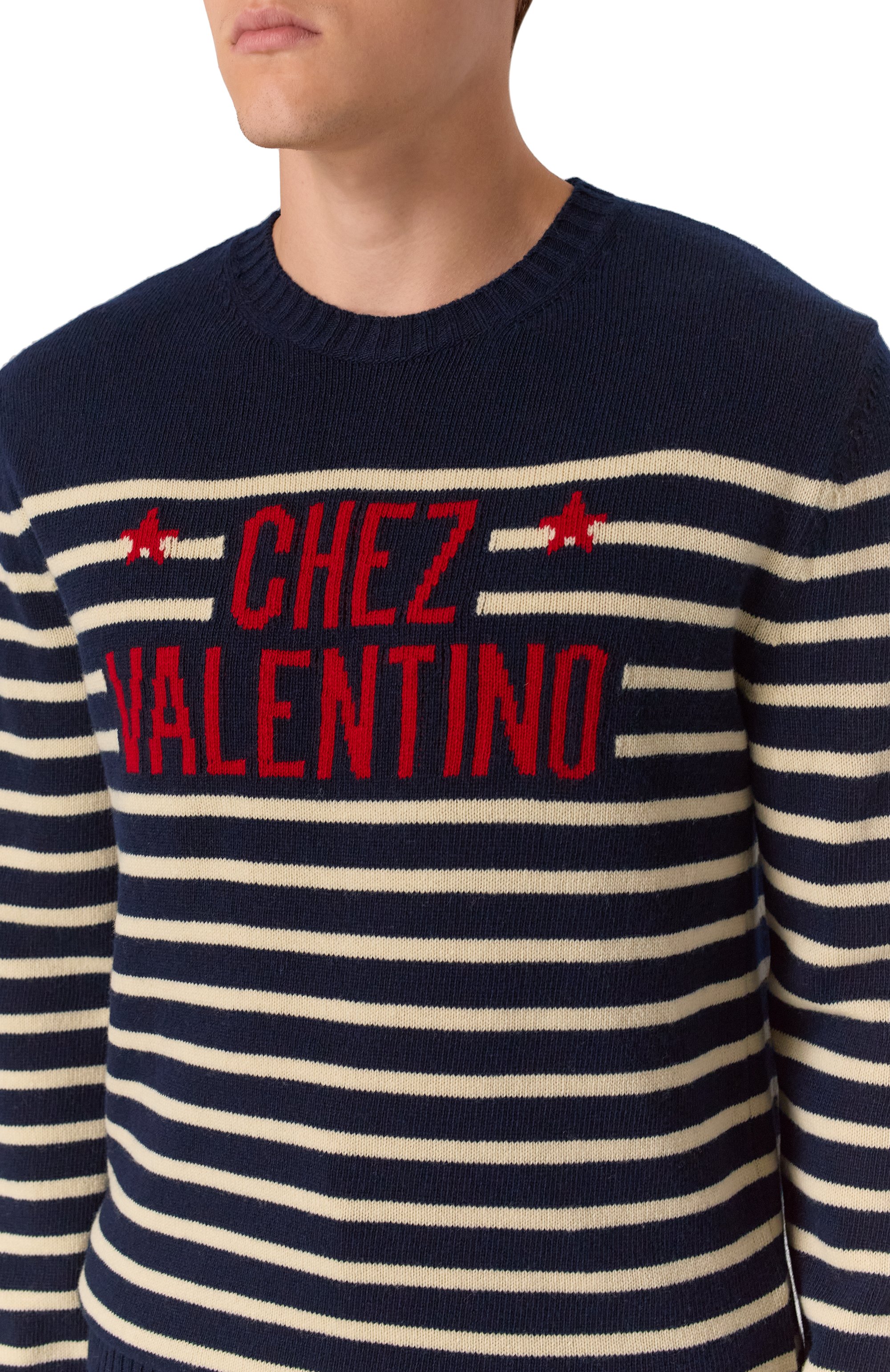 Шерстяной джемпер VALENTINO, арт. 7V3KC34W/B1W, фото 5