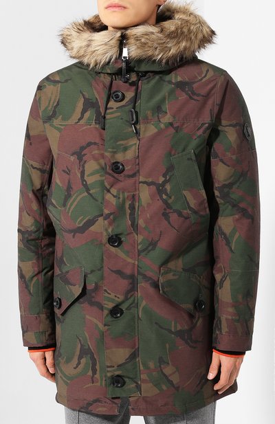 Пуховая парка POLO RALPH LAUREN хаки цвета по цене 67550 руб., арт. 710759968, фото 3 Пуховая парка POLO RALPH LAUREN, арт. 710759968, фото 3