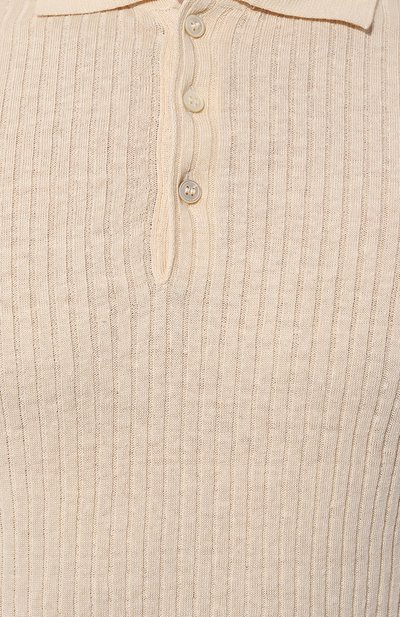 Поло изо льна и хлопка GRAN SASSO, арт. 57118/18641, фото 5