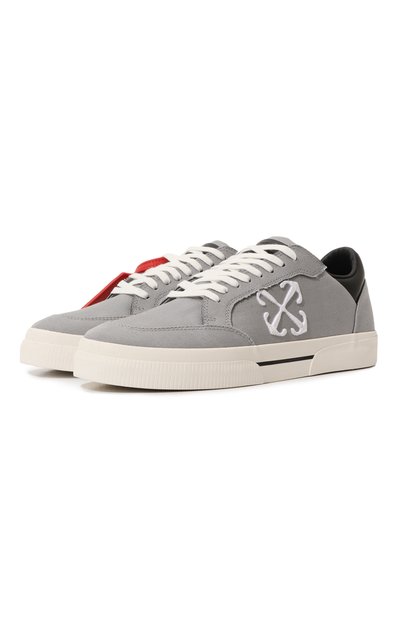 Текстильные кеды new low vulcanized OFF-WHITE, арт. 0MIA293S24FAB001, фото 1