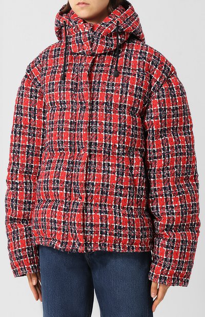 Вязаный пуховик с капюшоном и воротником-стойкой GUCCI, арт. 523869/ZLK56, фото 3