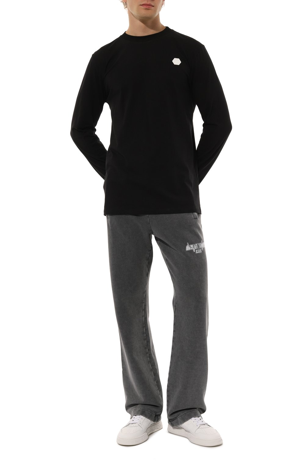 Хлопковый лонгслив DIEGO VENTURINO, арт. D3W4DVTS-MLBASIC-3, фото 2