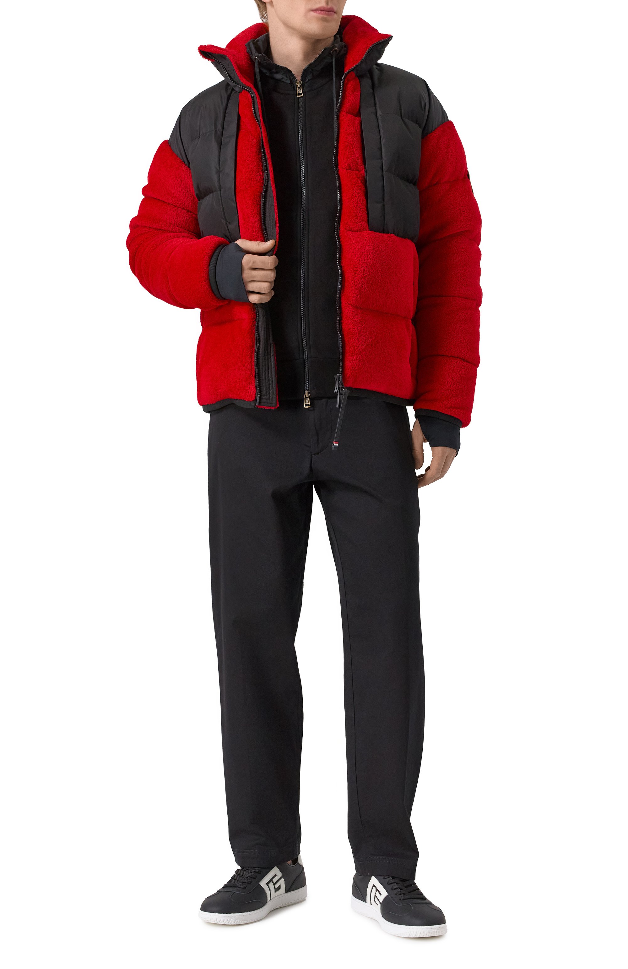 Пуховик maglia MONCLER GRENOBLE красного цвета по цене 136500 руб., арт. 8G50700/809EG, фото 2 Пуховик maglia MONCLER GRENOBLE, арт. 8G50700/809EG, фото 2