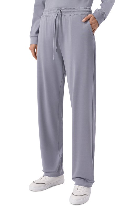 Брюки из шелка и хлопка MVST M25.2MW.T403/SC00 Серый  M25.2MW.T403/SC00 Фото 3