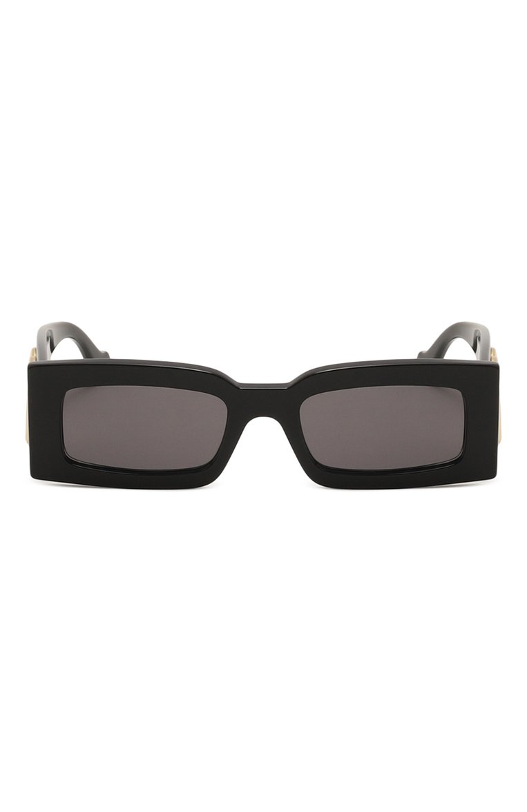 Женские солнцезащитные очки GUCCI черного цвета, арт. GG1425S 001 | Фото 3 (Нос: Не проставлено; Региональные ограничения белый список (Axapta Mercury): Не проставлено; Материал: Пластик; Тип очков: С/з; Очки форма: Прямоугольные; Оптика Гендер: оптика-женское)