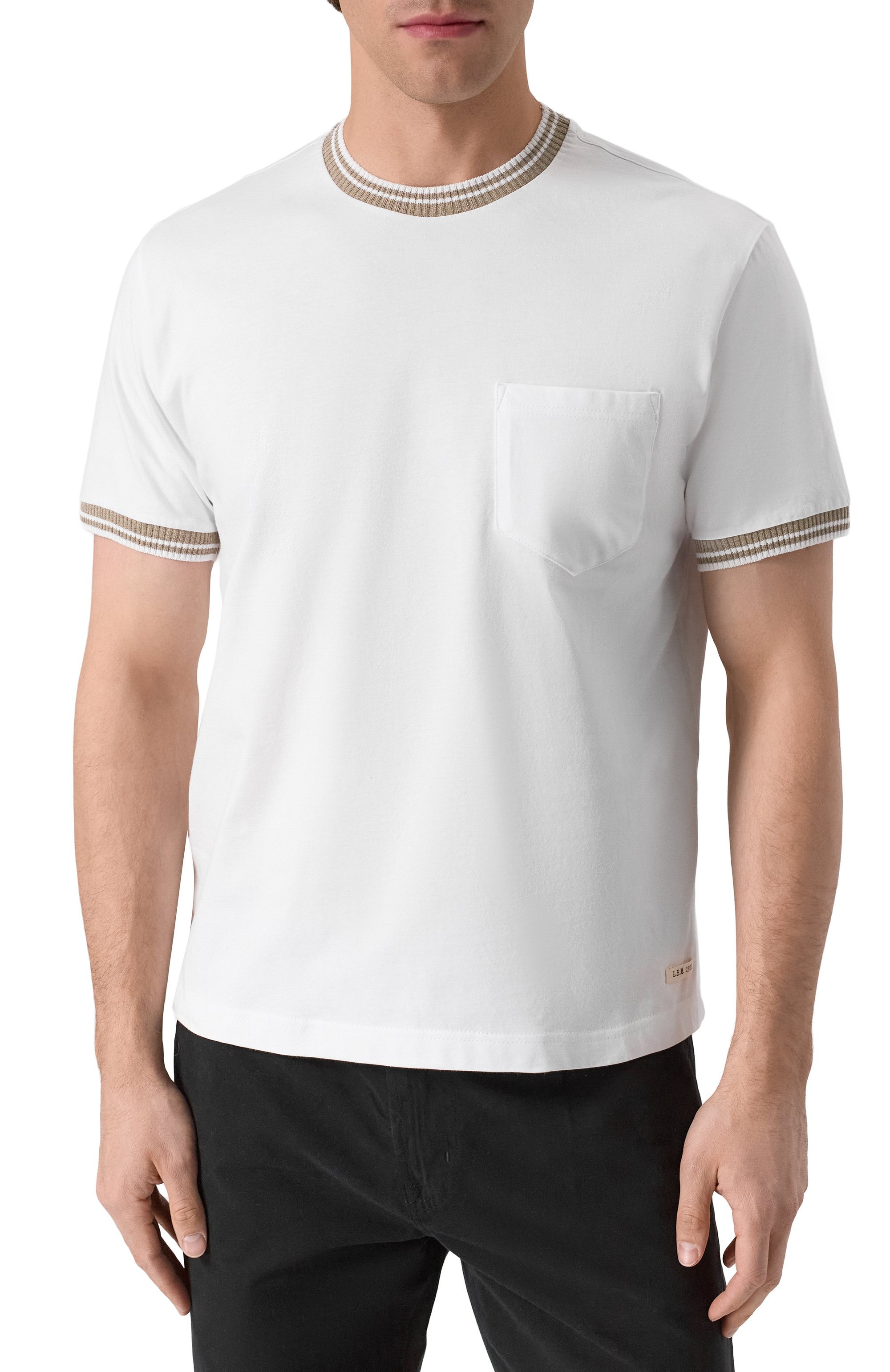 Хлопковая футболка L.B.M. 1911, арт. 6407/59093, фото 3