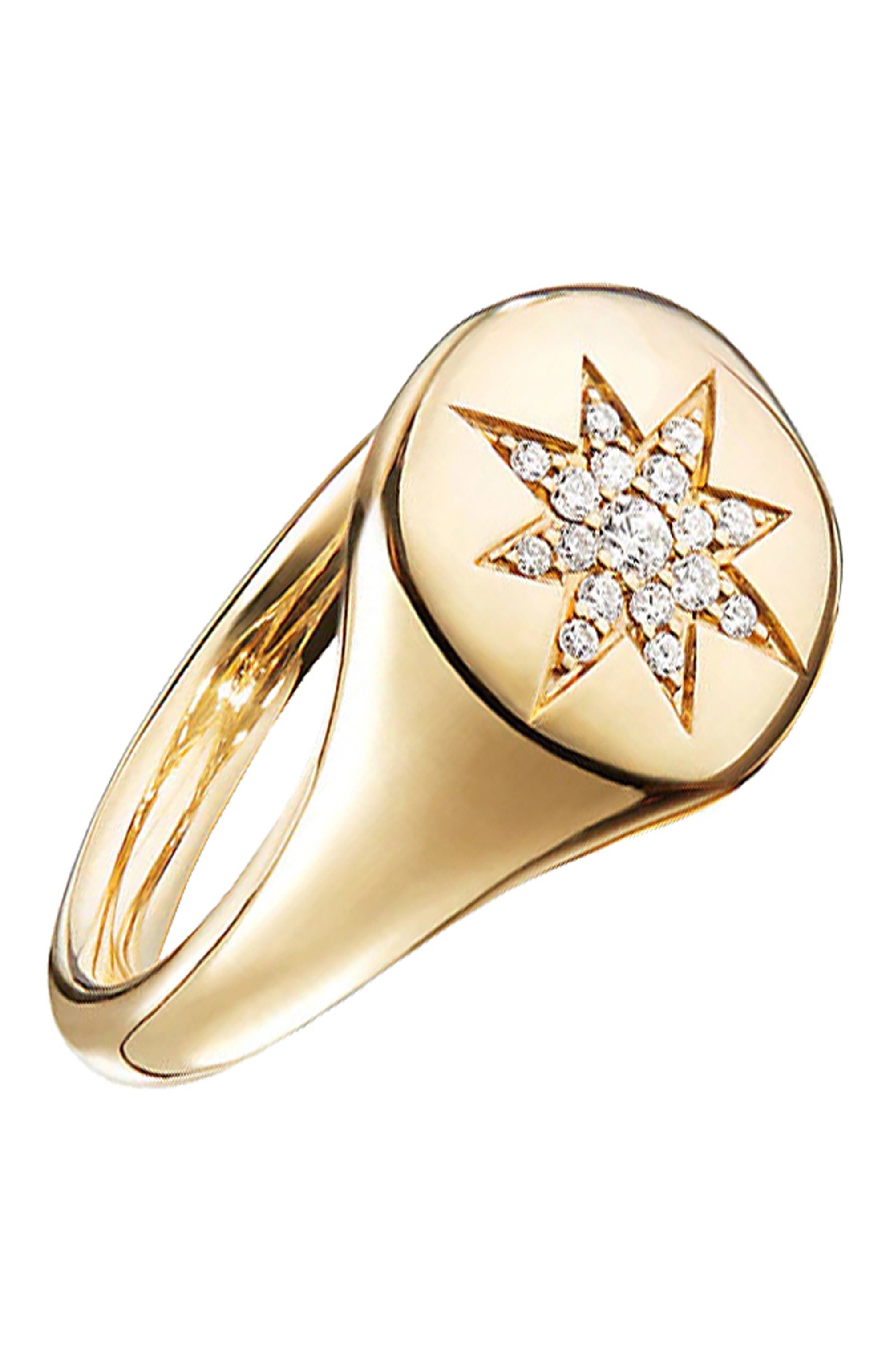 Кольцо DAVID YURMAN бесцветного цвета по цене 253000 руб., арт. R14024D88ADI, фото 1 Кольцо DAVID YURMAN, арт. R14024D88ADI, фото 1