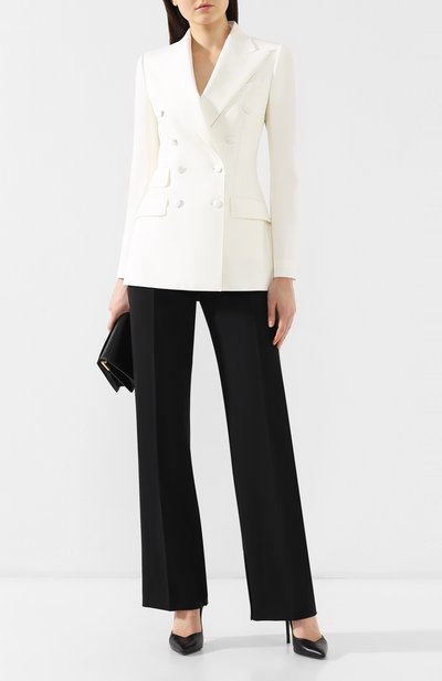 Брюки со стрелками HELMUT LANG черного цвета по цене 55150 руб., арт. I09HW205, фото 2 Брюки со стрелками HELMUT LANG, арт. I09HW205, фото 2