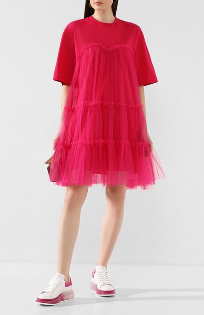 Хлопковое платье MSGM, арт. 2842MDA165 207498, фото 2