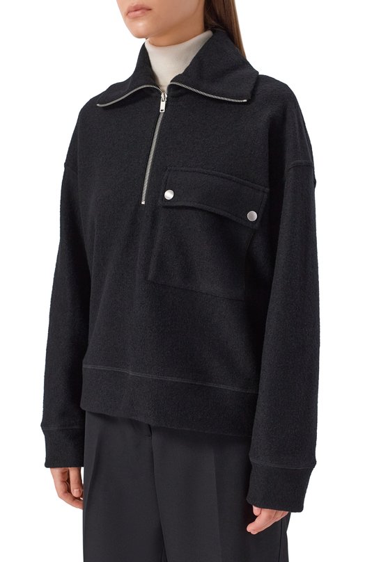 Свитшот Jil Sander J40GU0124/J41423 Чёрный  J40GU0124/J41423 Фото 3
