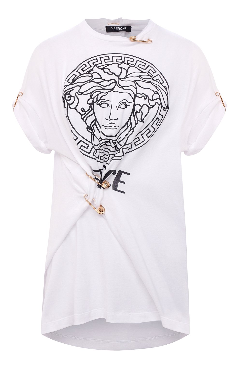 Хлопковая футболка VERSACE, арт. 1004165/1A00769, фото 1