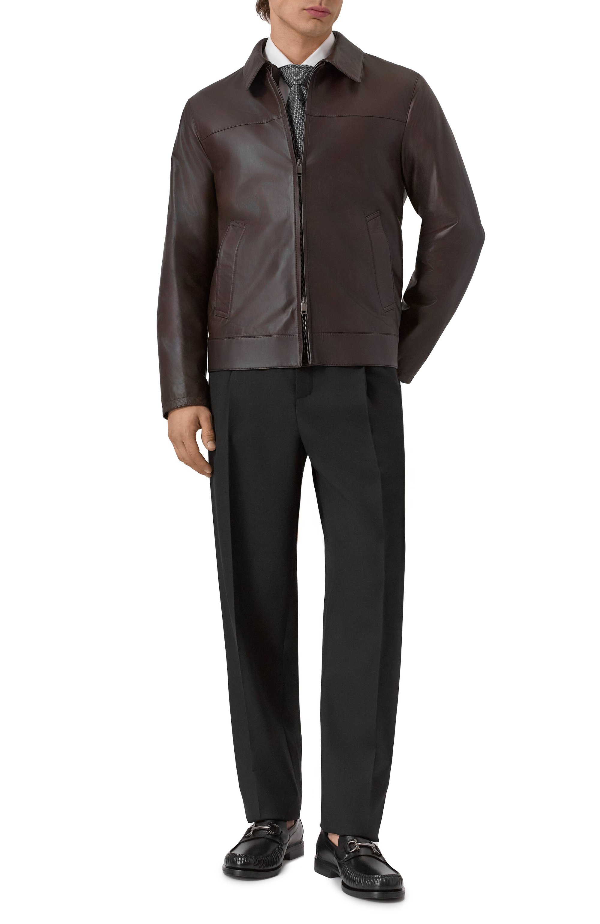 Шерстяные брюки SAINT LAURENT, арт. 819544/Y2J02, фото 2