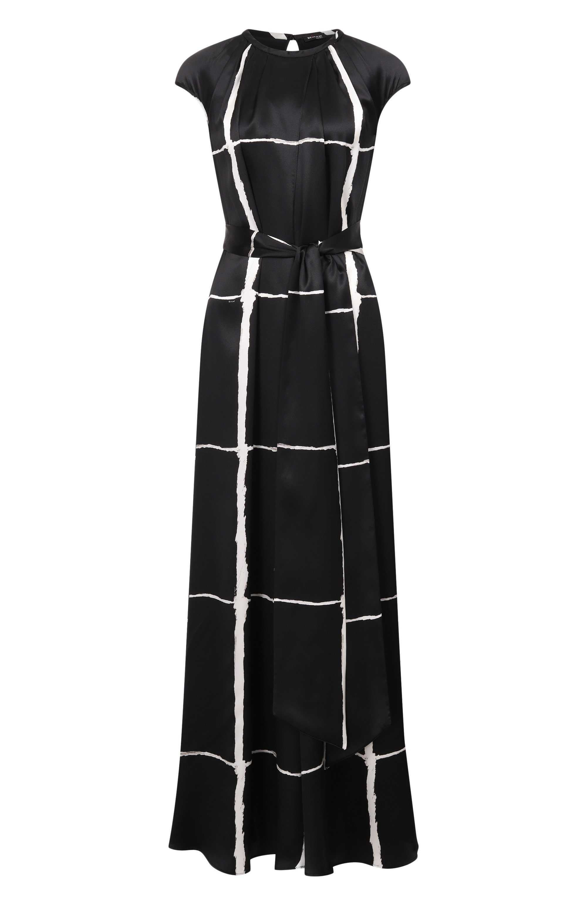 Атласное платье KITON, арт. D61333K0873G06, фото 1