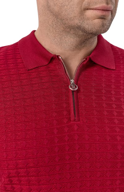 Поло из шелка и хлопка STEFANO RICCI, арт. K212038P31/F26194_003, фото 5