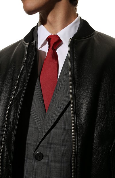 Шелковый галстук PRADA, арт. UCR77-1QIK-F0011-141, фото 2