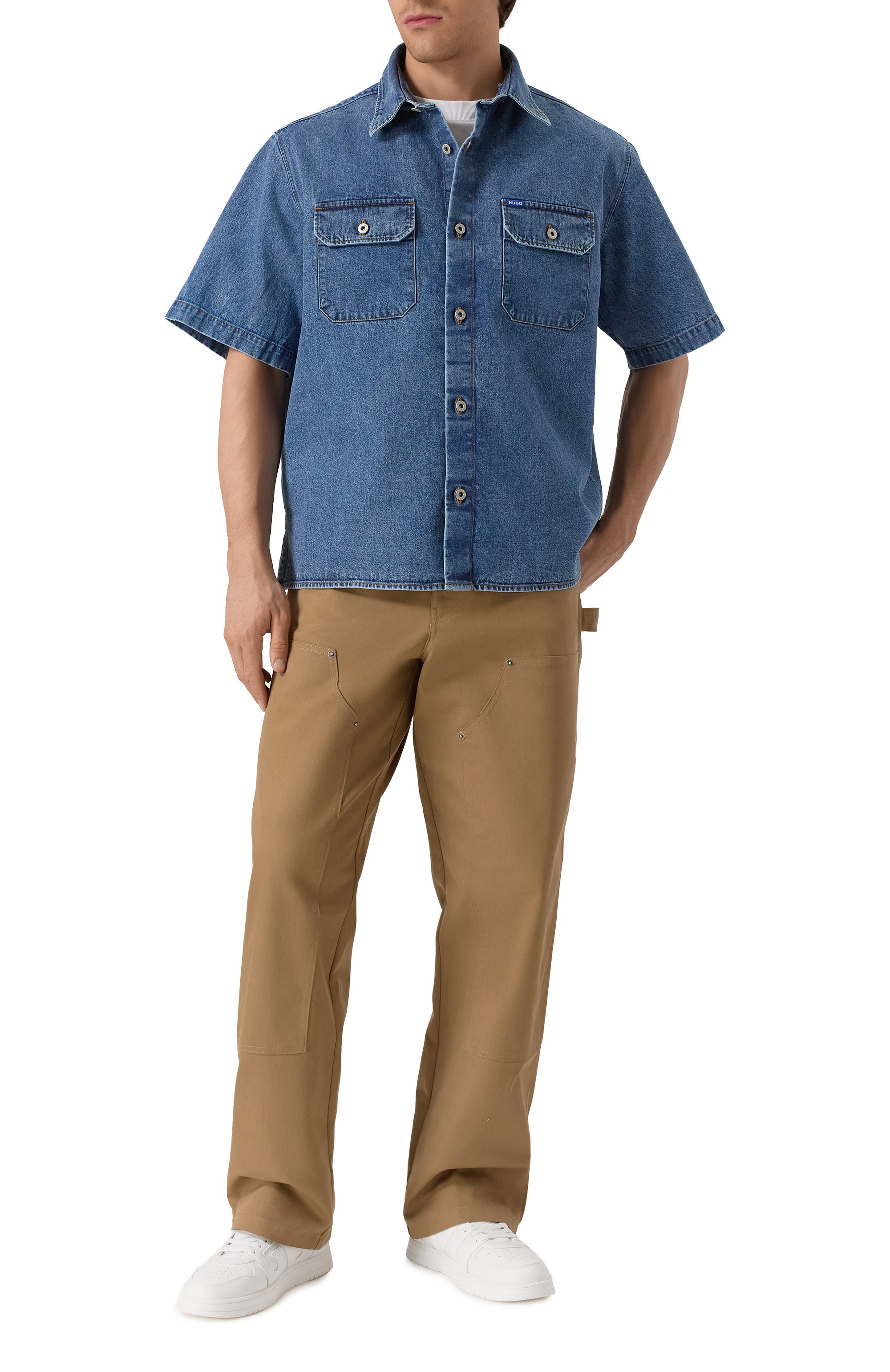 Джинсовая рубашка HUGO BLUE, арт. 50545213, фото 2