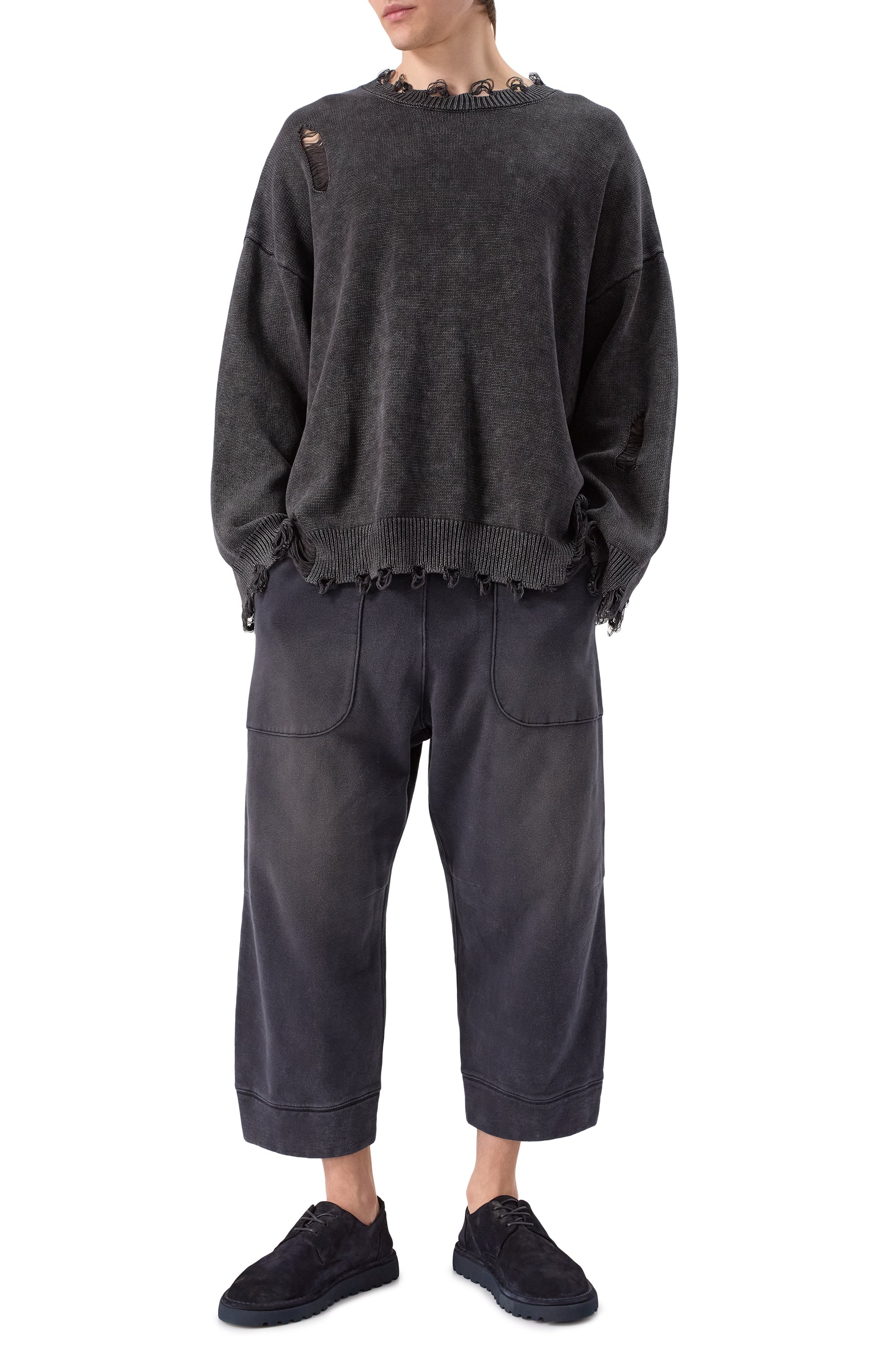 Хлопковый свитер WHO_AM, арт. MS1-WIM1-GRY, фото 2