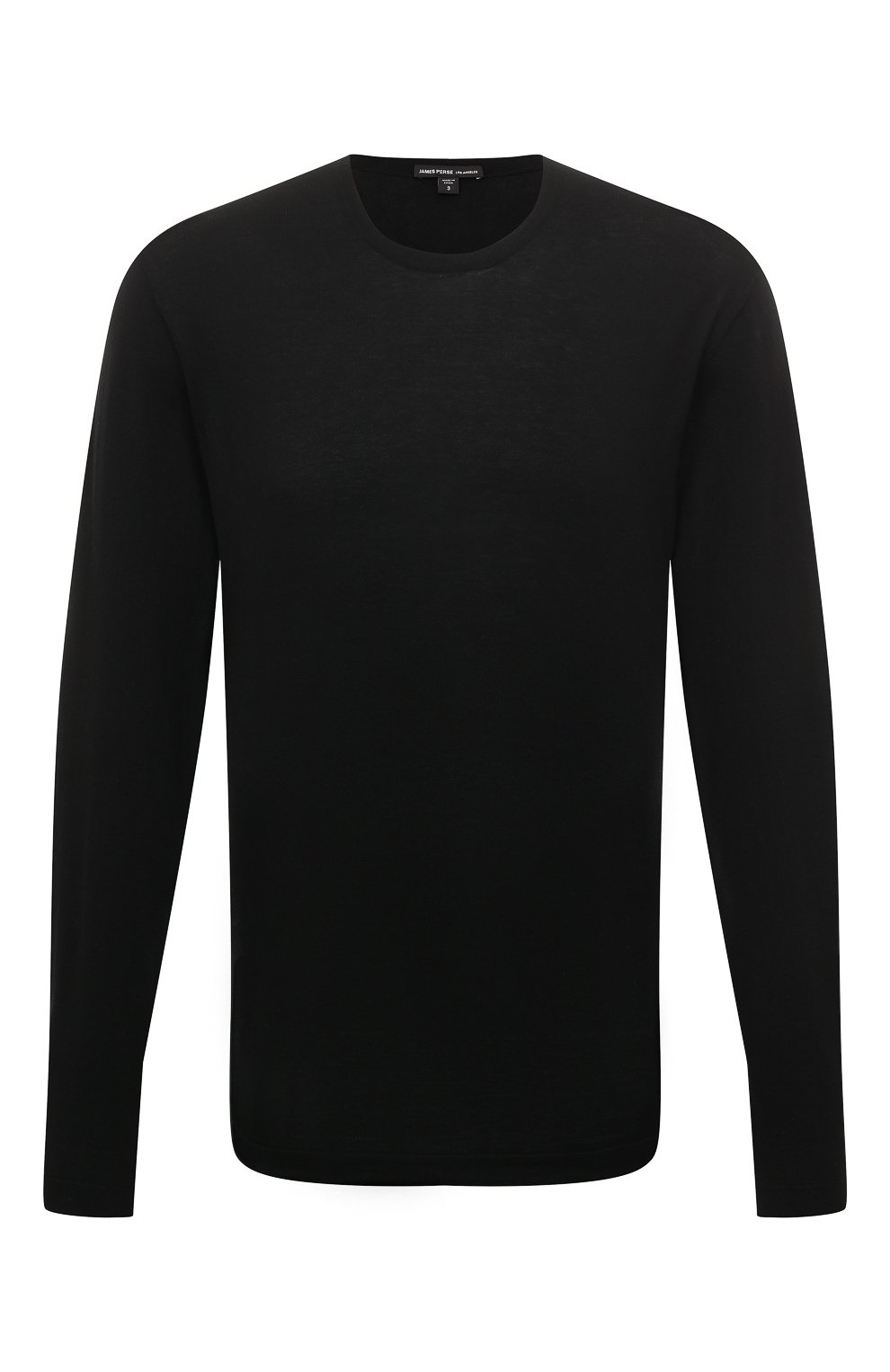 Хлопковый джемпер JAMES PERSE черного цвета по цене 34350 руб., арт. MFGC3054/BLK, фото 1 Хлопковый джемпер JAMES PERSE, арт. MFGC3054/BLK, фото 1