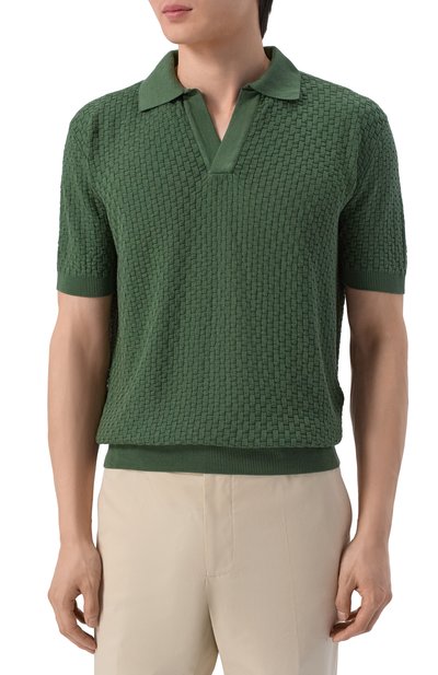 Поло из шелка и хлопка MVST, арт. M26.2PM.K032/Y104 CANESTR0, фото 3