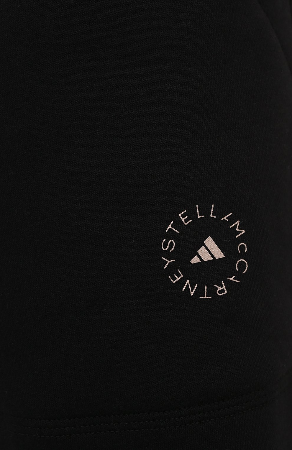 Хлопковые джоггеры ADIDAS BY STELLA MCCARTNEY черного цвета по цене 8415 руб., арт. FU0734, фото 5 Хлопковые джоггеры ADIDAS BY STELLA MCCARTNEY, арт. FU0734, фото 5