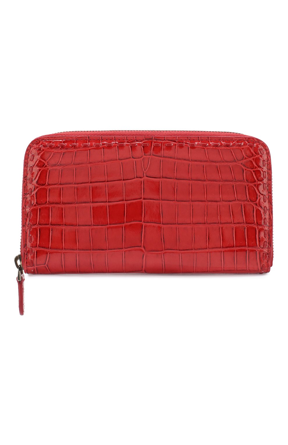 Кошелек из кожи крокодила на молнии BOTTEGA VENETA, арт. 114076/VBGH1/CNIL, фото 1