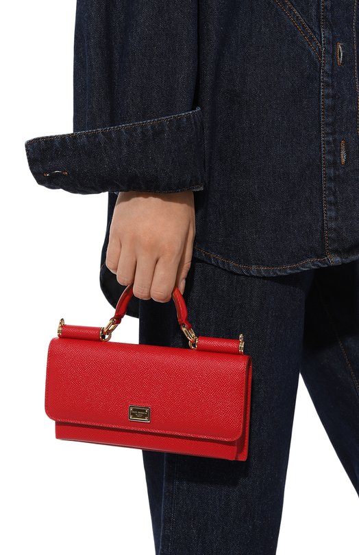 Сумка Sicily Dolce & Gabbana BI9280_BE9280/A1001_1 Красный  BI9280_BE9280/A1001_1 Фото 2
