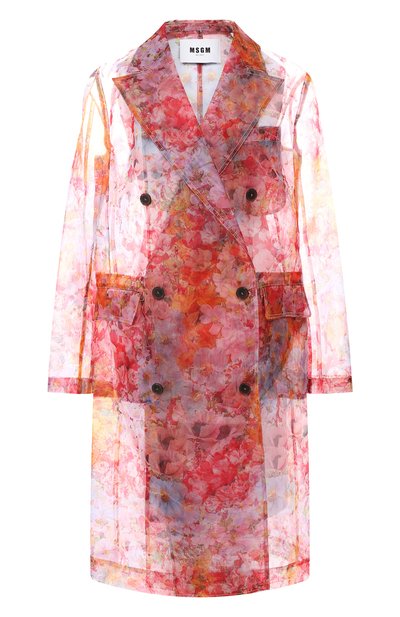 Двубортный плащ MSGM, арт. 2642MDC102A 195351, фото 1