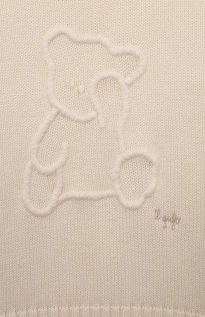 Хлопковый пуловер IL GUFO, арт. A24MA451EM109/24M-36M, фото 3