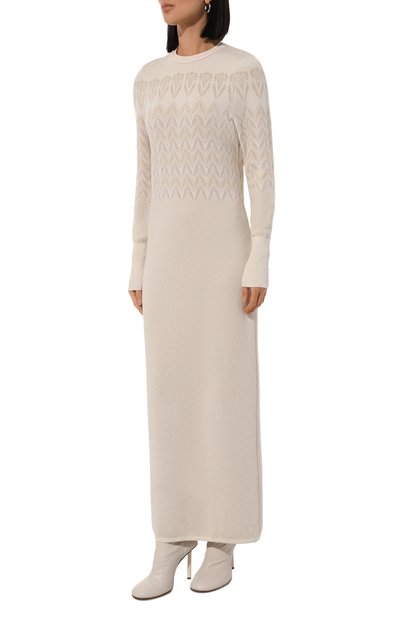 Платье из шелка и кашемира FREEAGE, арт. W25.DR116M.6039.101, фото 3