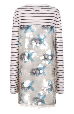 Платье из вискозы с отделкой пайетками PRADA, арт. P32Y2R-1K7Y-F0ED4-161, фото 2