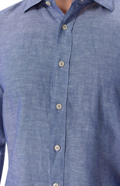 Рубашка изо льна и хлопка 120% LINO, арт. 32ALIM1311/D879/100, фото 5