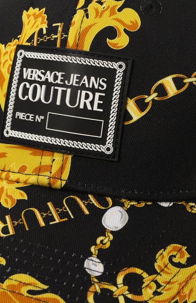 Хлопковая бейсболка VERSACE JEANS COUTURE, арт. 75VAZK18/ZG203, фото 4