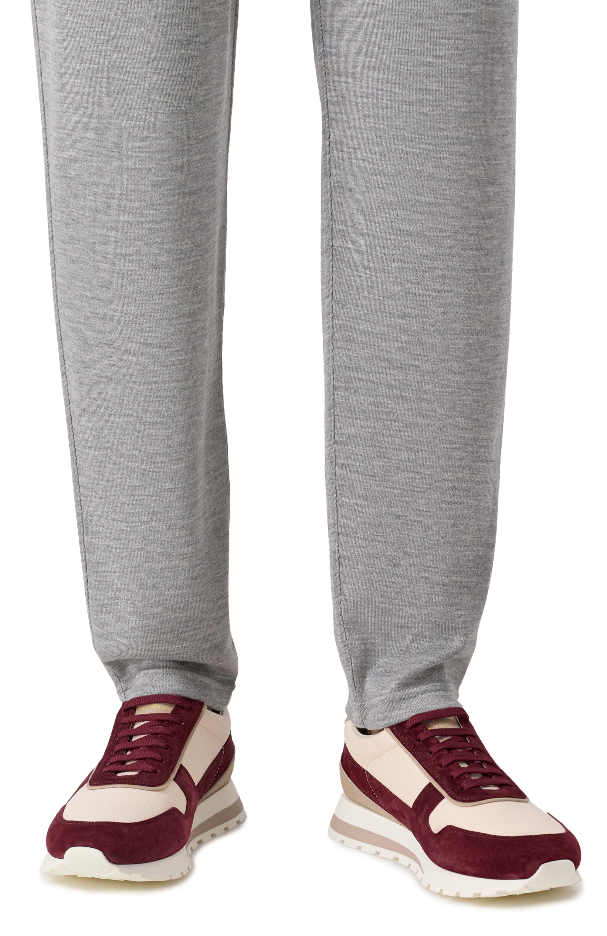 Кожаные кроссовки BRUNELLO CUCINELLI, арт. MZUESLA289, фото 3