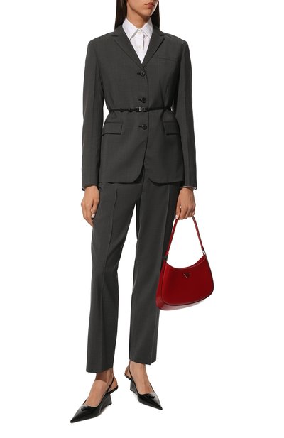 Шерстяной жакет PRADA, арт. P575LH-1XMY-F0480-211, фото 2