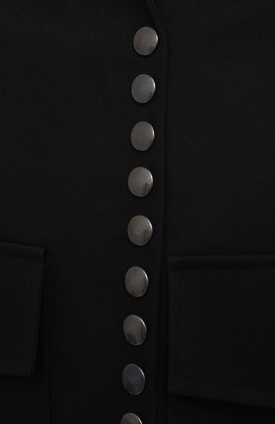 Хлопковый жакет DRIES VAN NOTEN черного цвета по цене 77200 руб., арт. 211-10514-2044, фото 5 Хлопковый жакет DRIES VAN NOTEN, арт. 211-10514-2044, фото 5