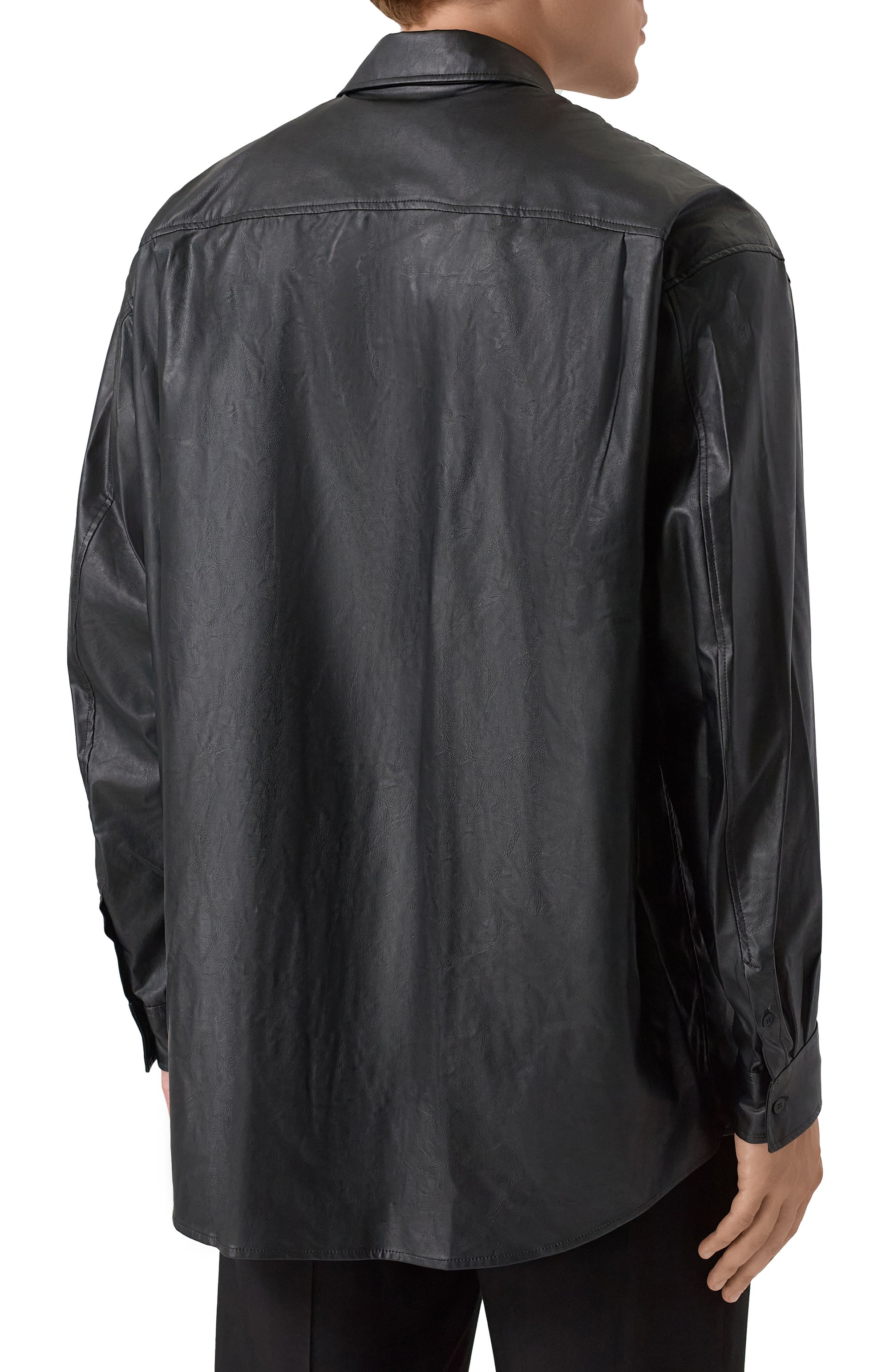 Рубашка из экокожи attachment x vein ATTACHMENT, арт. VS51-315, фото 4