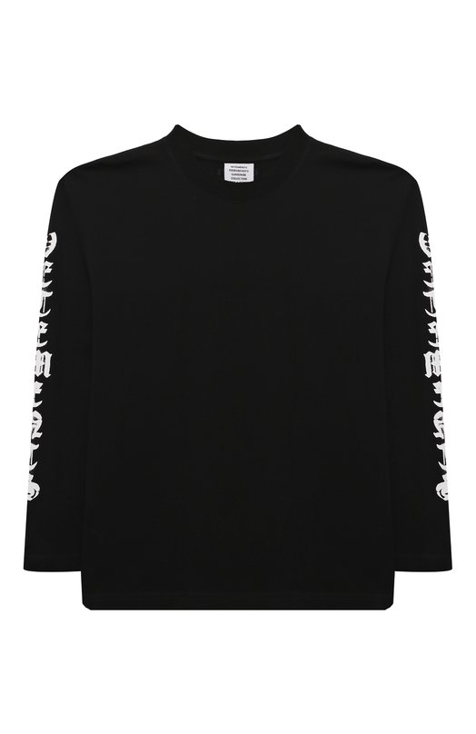 Хлопковый лонгслив VETEMENTS
