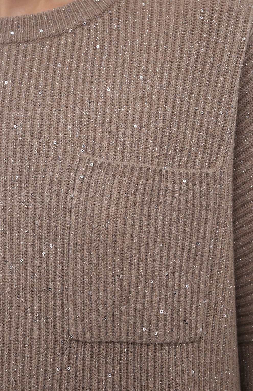 Пуловер из кашемира и шерсти BRUNELLO CUCINELLI, арт. MBM755800, фото 5