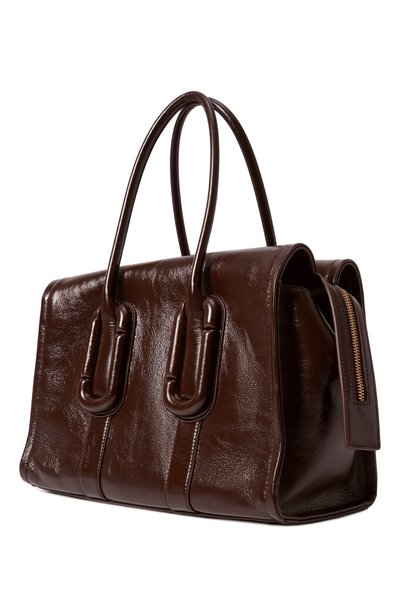 Сумка the carryall MARC JACOBS (THE) темно-коричневого цвета по цене 89950 руб., арт. 2F6HTT003H01, фото 4 Сумка the carryall MARC JACOBS (THE), арт. 2F6HTT003H01, фото 4
