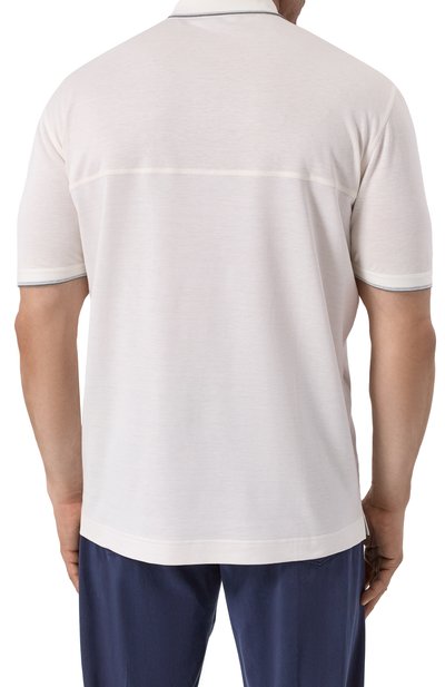 Поло из шелка и льна STEFANO RICCI, арт. K919053P31/T25102/62, фото 4