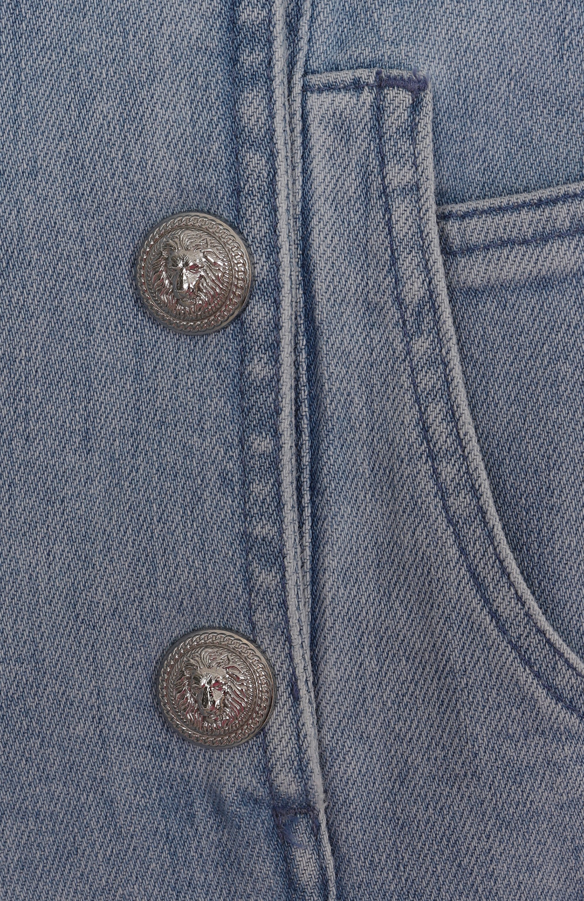 Джинсовые шорты BALMAIN, арт. BW6C49, фото 3