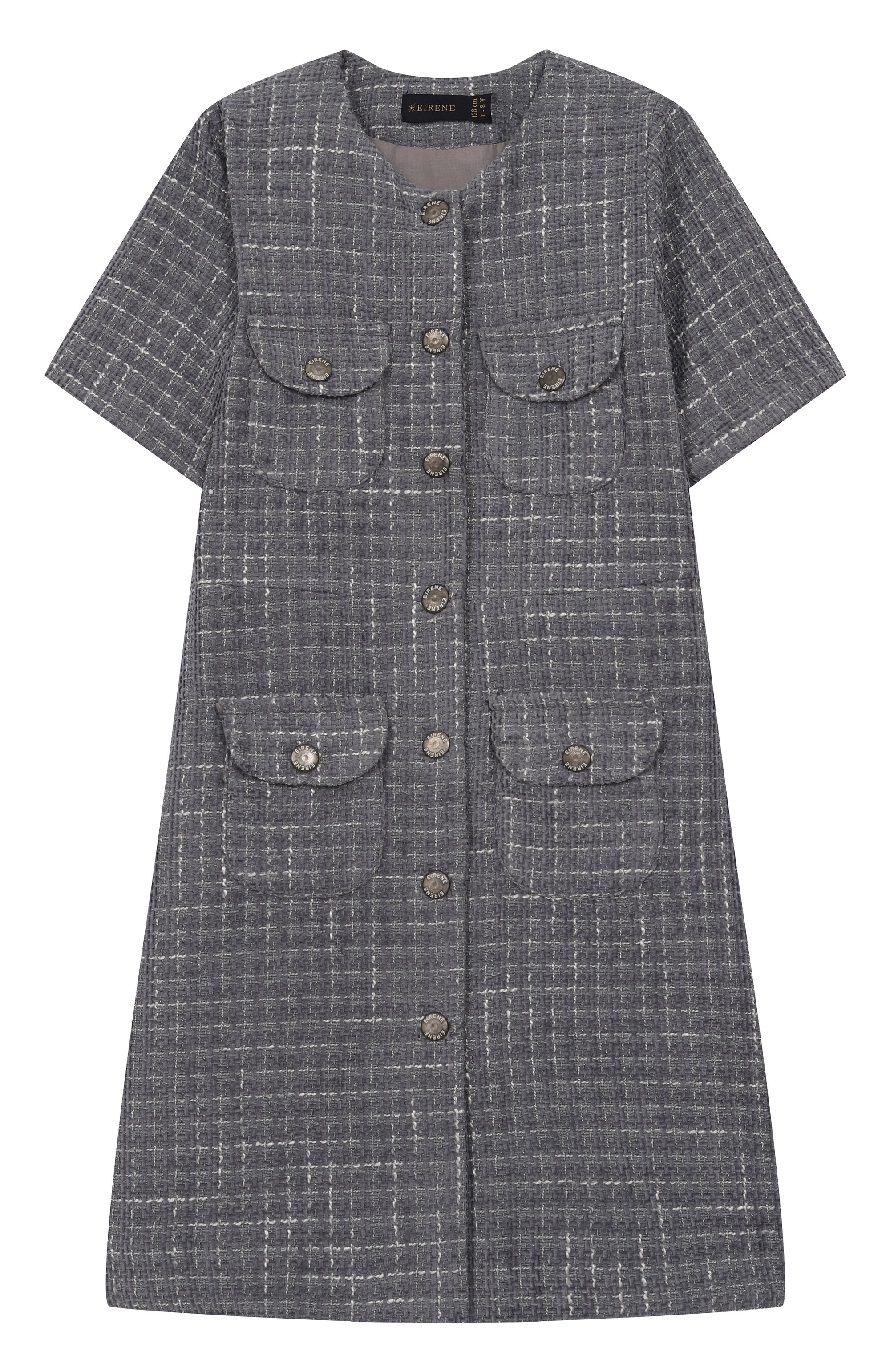 Твидовое платье EIRENE, арт. PF252603GRE/6A-10A, фото 1