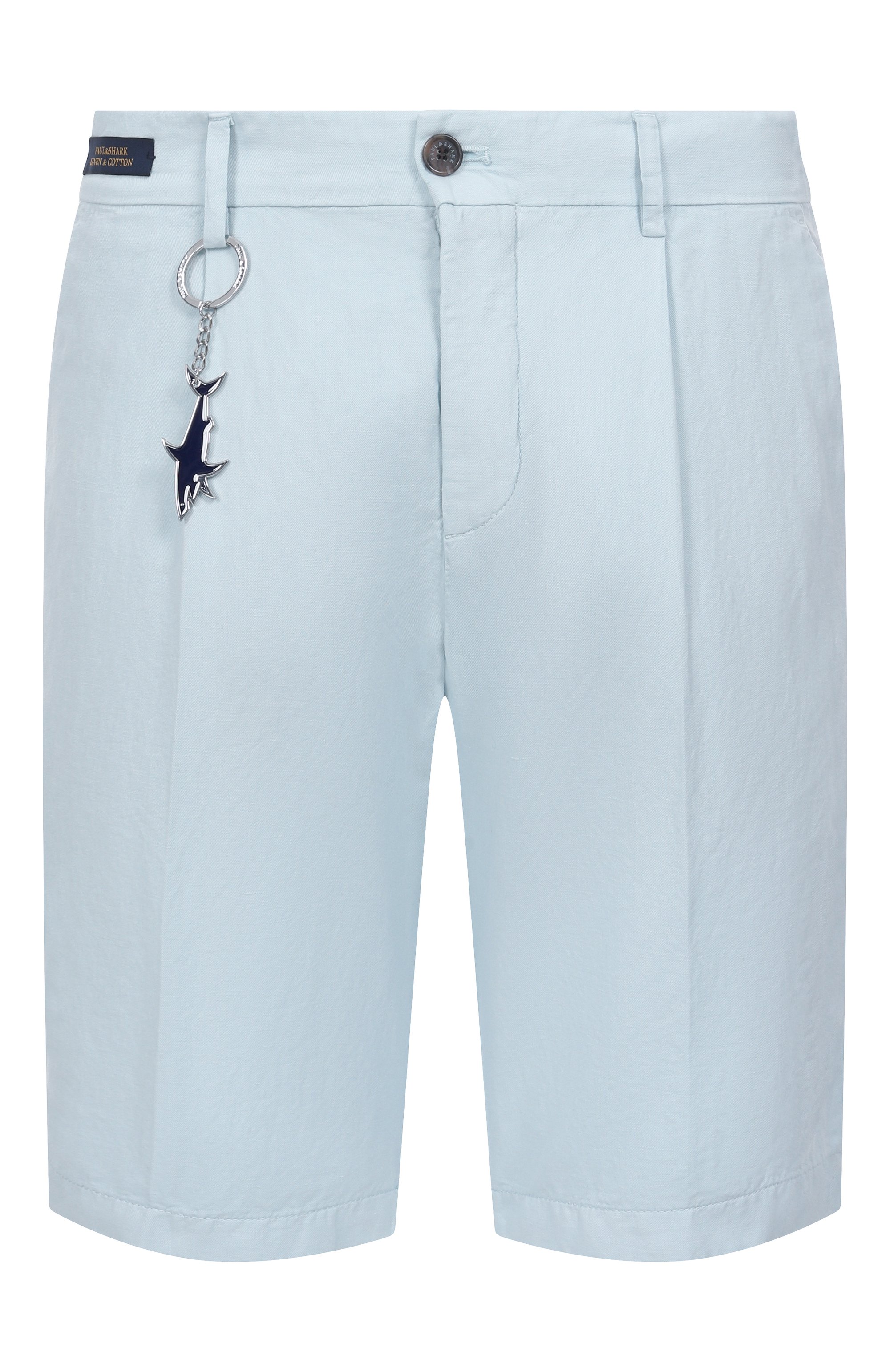 Шорты из хлопка и льна PAUL&SHARK, арт. 25414034, фото 1