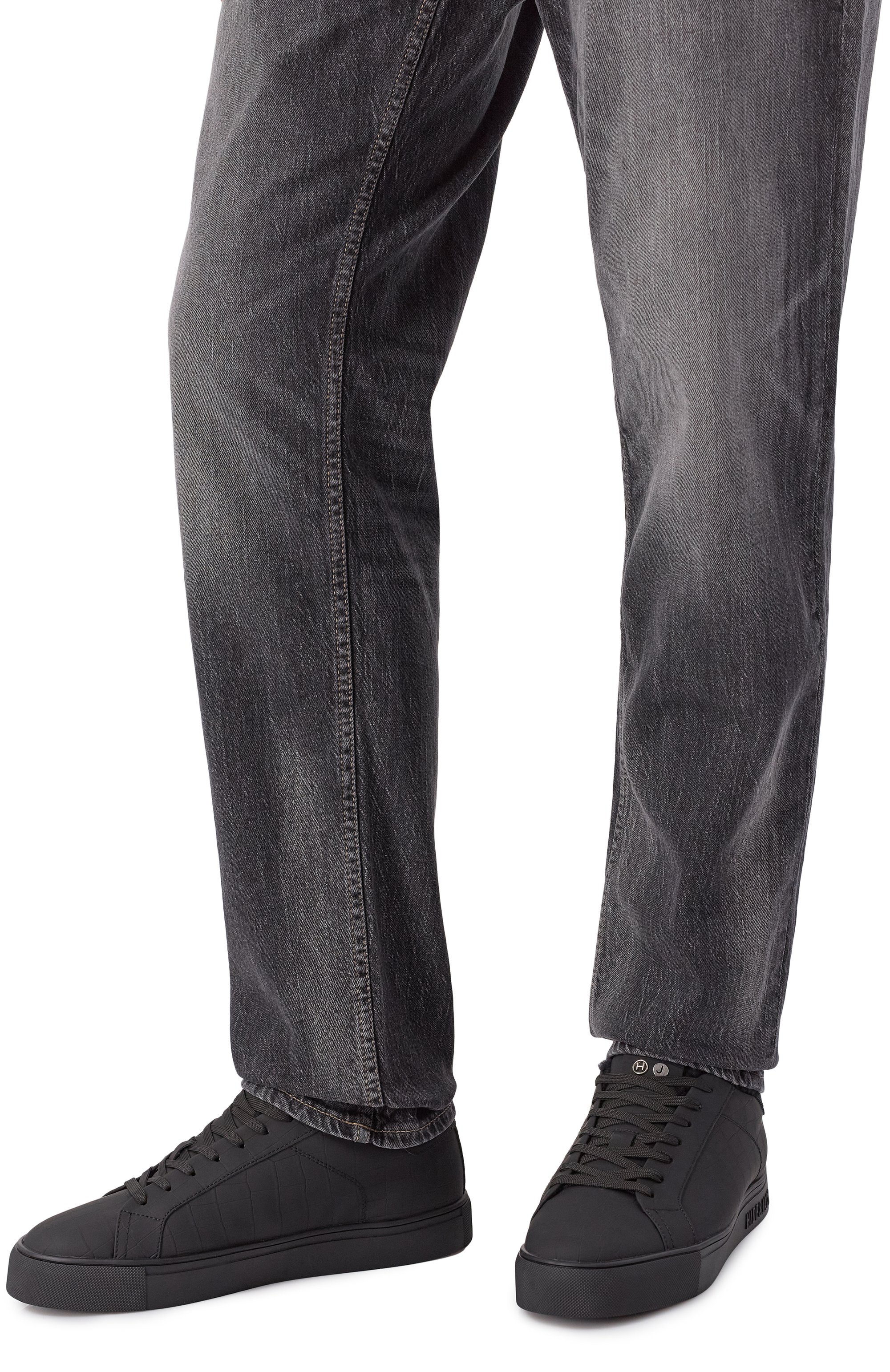 Кожаные кеды oil HIDE AND JACK, арт. EIBKLBLKBLK_MTB, фото 3