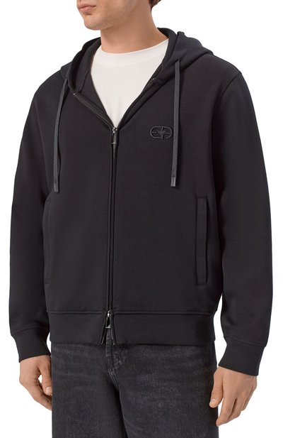 Хлопковая толстовка EMPORIO ARMANI, арт. EM004538/AF10013, фото 3