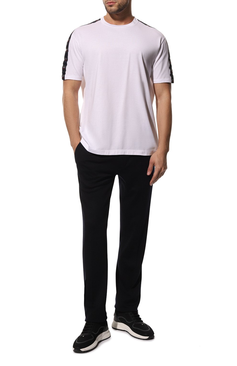 Хлопковая футболка PAUL&SHARK, арт. 23411012, фото 2