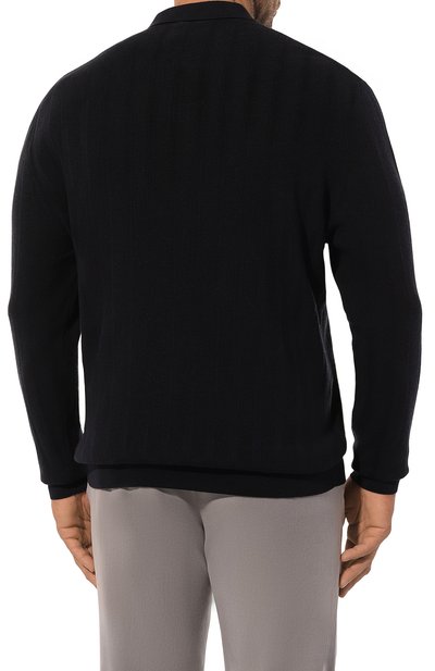 Поло из хлопка и кашемира CORTIGIANI, арт. 1AS101, фото 4