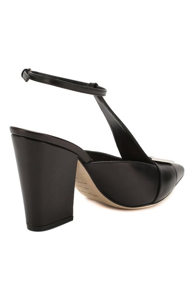 Кожаные туфли logomaniac SERGIO ROSSI, арт. A90021-MNAN07, фото 4