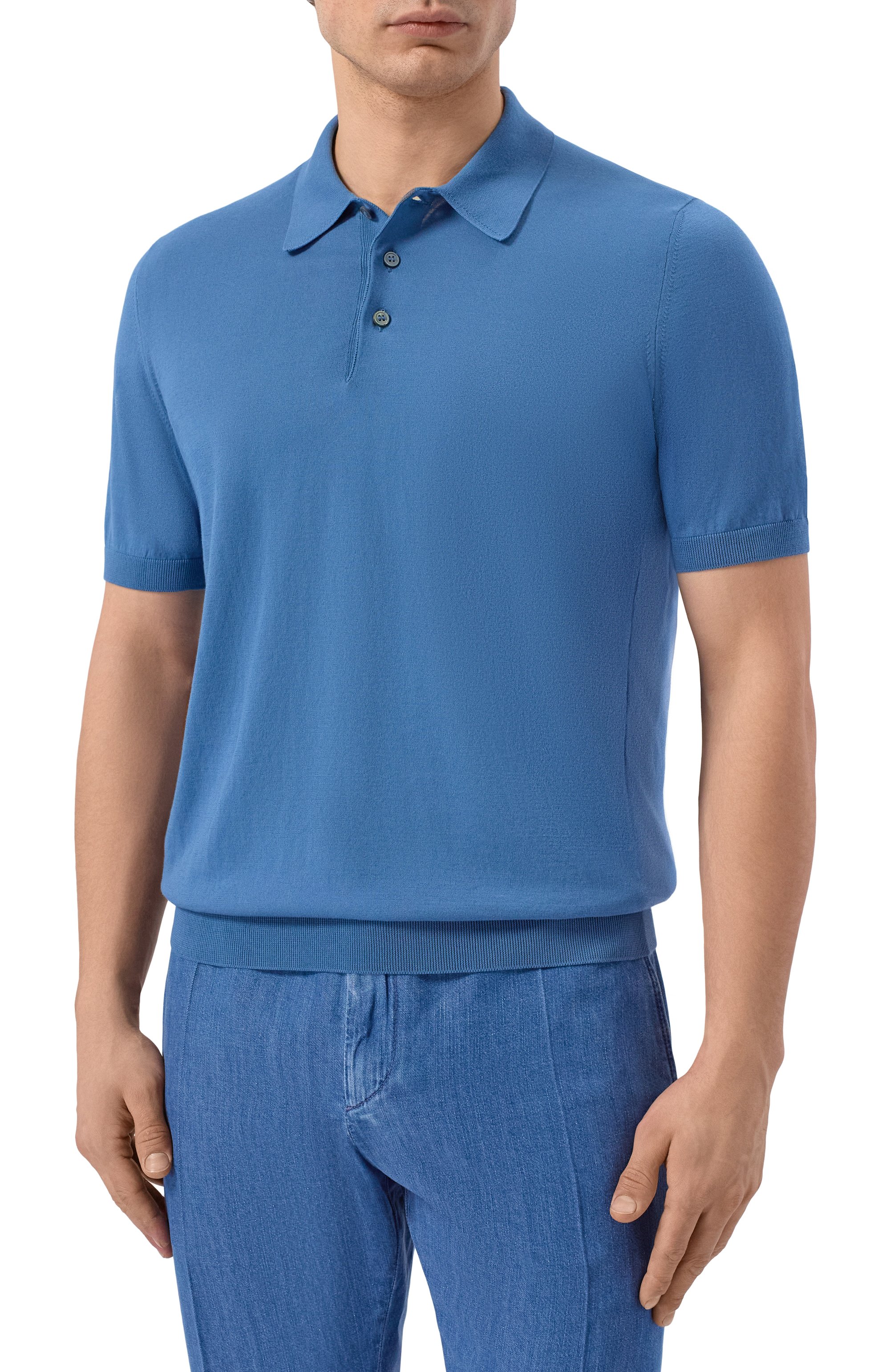 Хлопковое поло GRAN SASSO, арт. 43156/20731, фото 3