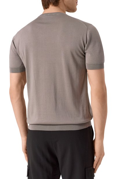 Джемпер из шелка и хлопка GIORGIO ARMANI, арт. 3HSM38/SM63Z, фото 4